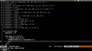 Ruby Flatten Elements in Array