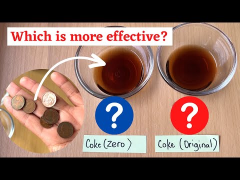 How long does it take for Coca Cola to clean a penny?