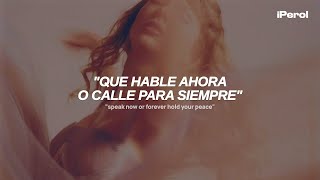 Taylor Swift - Speak Now (Taylor's Version) (Español + Lyrics)