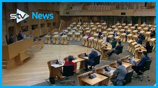 Sturgeon visibly emotional as she answers care homes question at FMQs