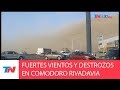 COMODORO RIVADAVIA I Ráfagas de 150 kms y alerta naranja