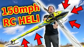 $3000 Carbon Fiber RC Stunt Helicopter 1st Fly
