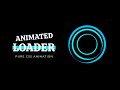 CSS Infinite Loader Animation | Pure CSS Animation