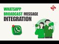 SensiblePOS : WhatsApp Broadcast Message Integration | Send Messages to All Customers Easily