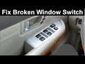 How To Fix Broken Window Switch On a Toyota, Lexus, and Other Japanese Cars