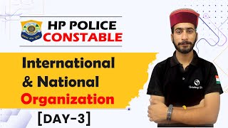 International & National Organisation | Static GK  | HP Police Constable 2024-25 | Class - 3