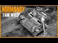 #7 D-Day Normandy wrecked German and Allied tanks and vehicles footage.