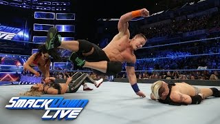 John Cena & Nikki Bella vs. James Ellsworth & Carmella: SmackDown LIVE, March 7, 2017