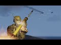 Su-25 shot down by FIM-92 Stinger Missile - Military Simulation - ARMA 3