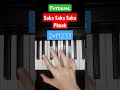 saka saka saka phonk tutorial on piano shorts piano tutorial sakasakasakaphonk