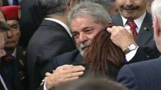 Los presidentes de Brasil, Venezuela, Paraguay y Colombia en el adiós a Néstor Kirchner