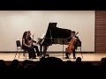 190817 Schubert trio - Cassie, Gabriel, Spencer