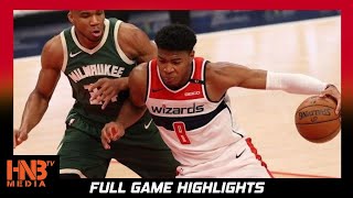 Washington Wizards vs Milwaukee Bucks 3.15.21 | Full Highlights