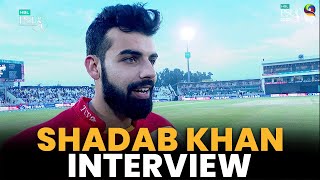 Shadab Khan Interview | Islamabad United vs Peshawar Zalmi | Match 29 | HBL PSL 8 | MI2A