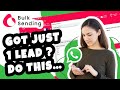 Manually Add Business Leads to WhatsApp Bulk Sender – Quick Start Guide