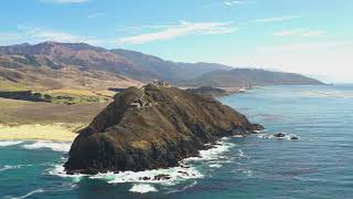 California by Drone - Point Sur Lighthouse 4K