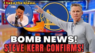 🚨 OH MY! STEVE KERR REVEALS!LATEST NEWS FROM GOLDEN STATE WARRIORS !