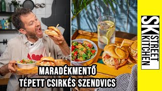 Grillparti AFTER Zével🔥: tépett csirkés SZENDVICS 🙌