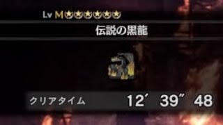 【MHWIB/PS4】☆6伝説の黒龍 ミラボレアス ライトボウガンソロ 徹甲榴弾 12’39”48 Fade to Black LBG