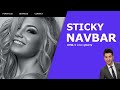 Sticky Navbar Hide on Scroll