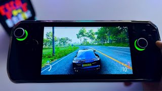 Forza Horizon 5 | Rog Ally X handheld gameplay | high graphics, ray tracing 1080p