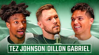 Tez Johnson Opens Up About His Relationship W/ Bo Nix + Dillon Gabriel Talks How