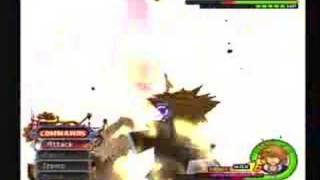 Kingdom Hearts II - Sora \u0026 Cloud Vs. Double Sephiroth