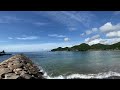 田井ノ浜海水浴場 きれいな水質の青い海のビーチの風景 徳島県美波町