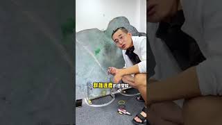 (2)阳绿翡翠板，犹如沙漠里的一片绿洲#翡翠 #翡翠手镯 #翡翠手鐲 #翡翠玉 #shorts