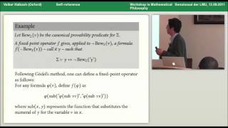 Volker Halbach: Self-reference