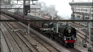 'The Cathedrals Express' steam train at Seven Kings