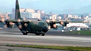 Taiwan Air Force 1313 ROC Lockheed C-130 Hercules @ TSA/RCSS