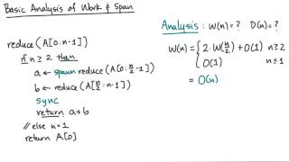 Basic Analysis of Work and Span