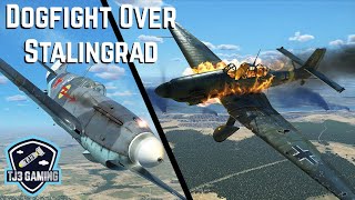 Dogfight Over Stalingrad! Stukas attacked by Russian Fighters! IL2 Sturmovik Historic Flight Sim