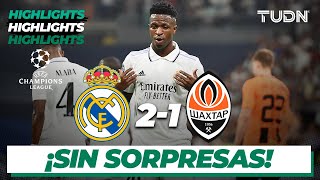 Highlights | Real Madrid 2-1 Shakhtar | UEFA Champions League 22/23-J3 | TUDN
