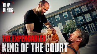 Lee Starts a Fight at a Basketball Court | The Expendables