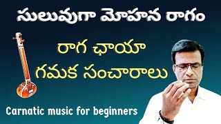 Mohana raga gamaka Swaram learn easy | singing tips in Telugu | carnatic music lessons in Telugu