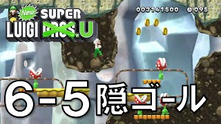 ルイージU 6-5 「まわるリフトと テクテクパックン」 隠しゴール 攻略