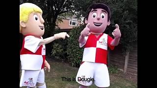 Meet the didi rugby mascots Dougie and Daisy