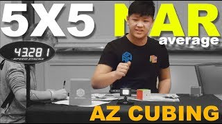 NAR [43.72] Rubik's Cube 5x5 North American Record average