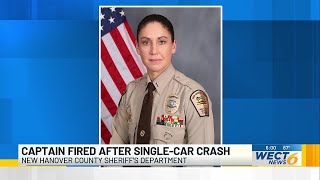 Former New Hanover County captain terminated after crash on U.S. 74