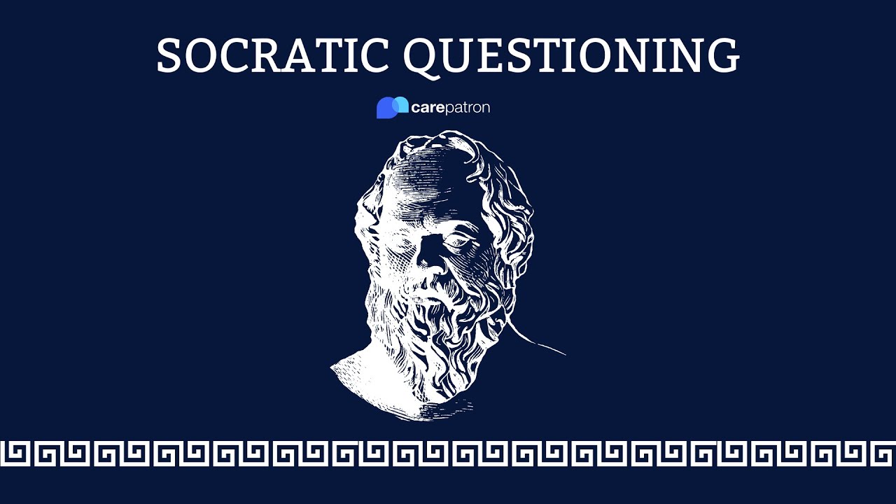 Socratic Questioning In Cognitive Behavioral Therapy - YouTube