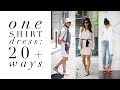 One Shirt Dress: 20 Ways | How to Style Basics | Capsule Closet