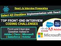 5 Front-end Interview Questions You Need to MASTER! | Select All Checkbox Implementation