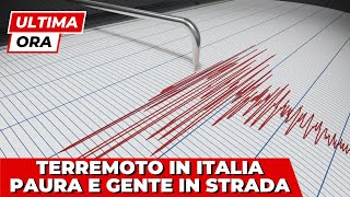 🔴 CRONACA: TERREMOTO IN ITALIA - PAURA E GENTE IN STRADA