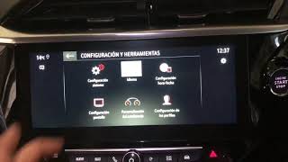 Vauxhall touch screen multimedia change language