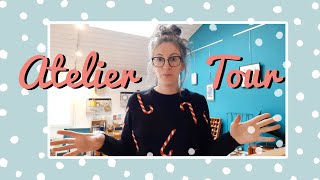 ATELIER TOUR ✿ comment je m'organise dans mon atelier