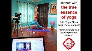 Yoga with ThetaHealing - a FREE, Online, Live 1-hour class led by Anke