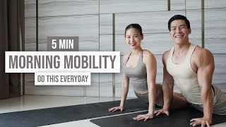 5 MIN MORNING MOBILITY ROUTINE I full body, for flexibility and relaxation, no equipment