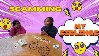SCAMMING MY SIBLINGS (Five Below Slime Mission!)